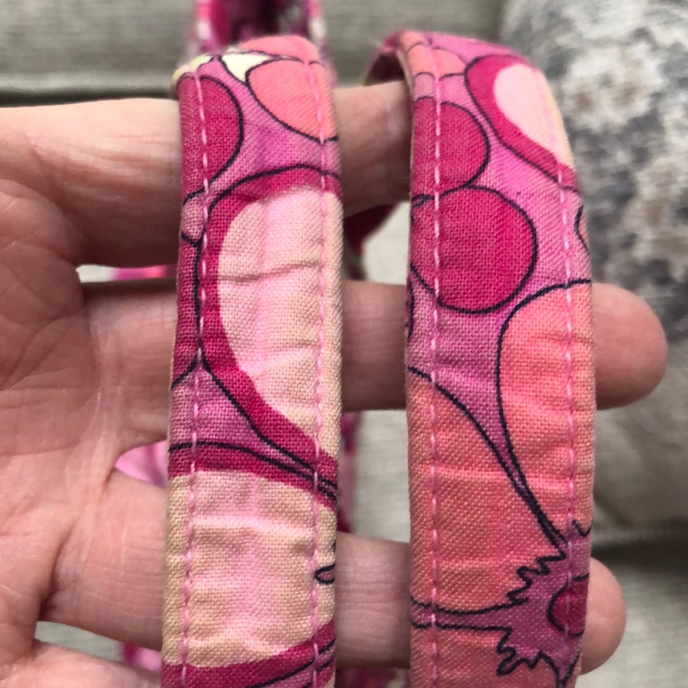 Vera Bradley pinks and white floral purse - Picture 8 of 11